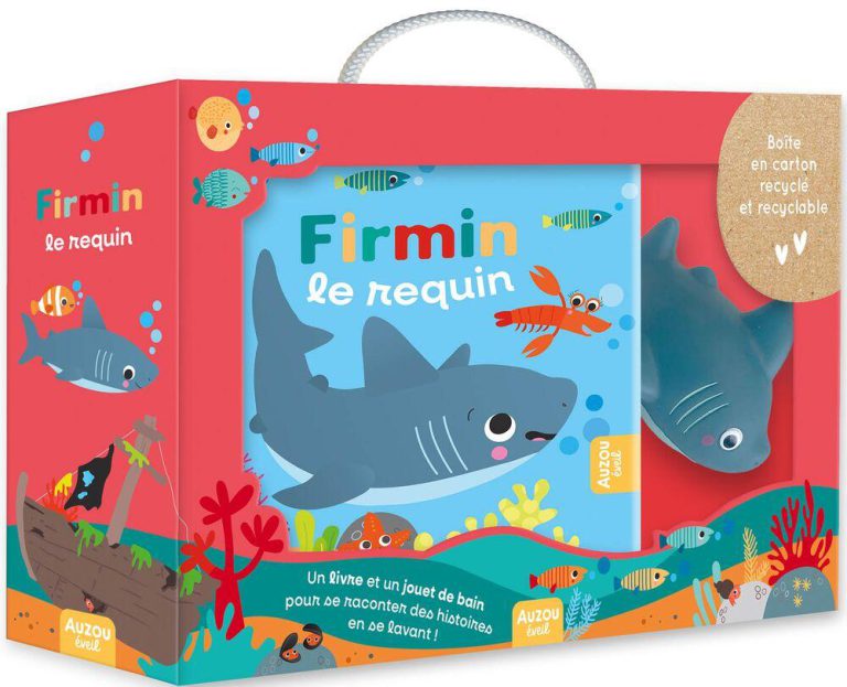 Firmin le Requin Coffret Livre et Jouet Auzou
