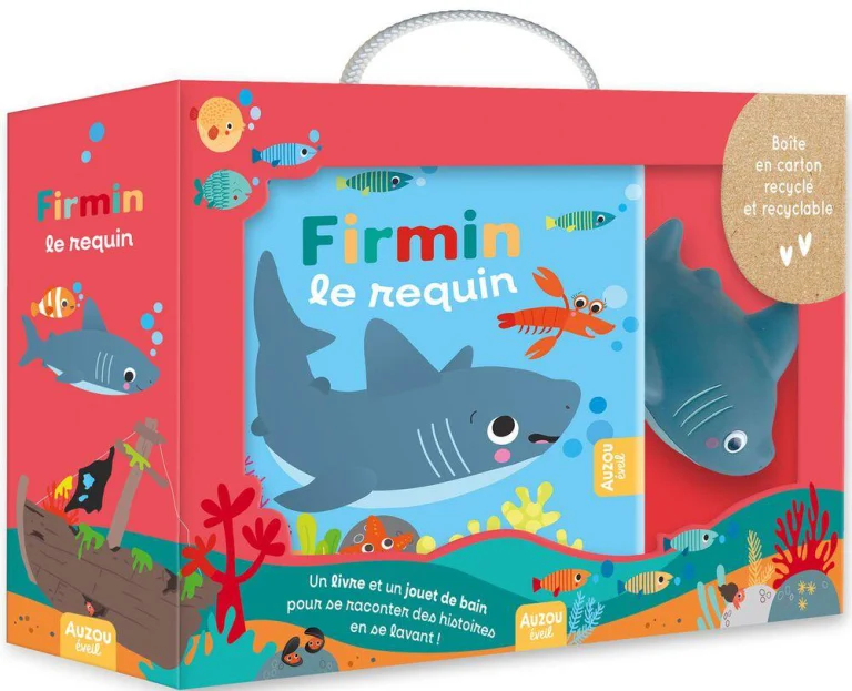 Firmin le Requin Coffret Livre et Jouet Auzou
