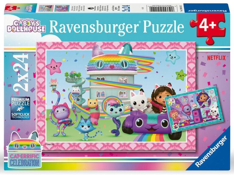 Puzzles 2 x 24 pièces Gabby et la Maison Magique Ravensburger