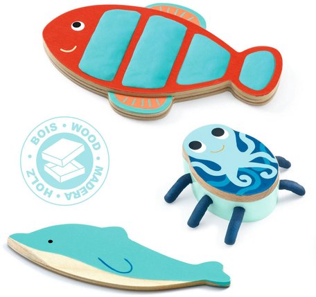 Coffret pâte à modeler Djeco Mapataocean