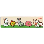 Puzzle bois à boutons Farm'n co Djeco, 5 pièces