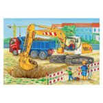 Puzzles 2 x 12 pièces Chantier et Ferme Ravensburger