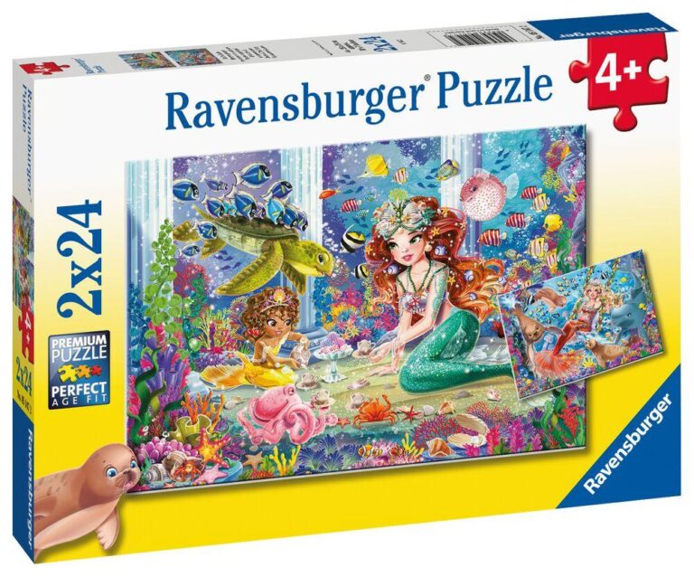 Puzzles 2 x 24 pièces Les Sirènes envoûtantes Ravensburger