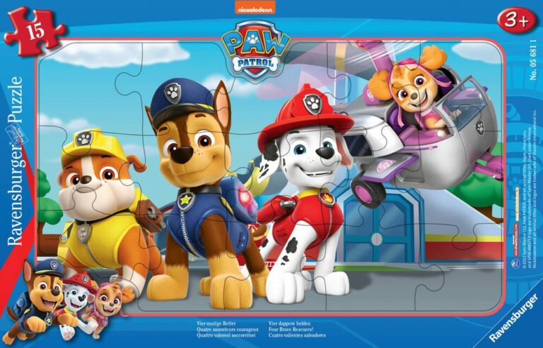 Puzzle Cadre 15 pièces Pat&rsquo;Patrouille Ravensburger