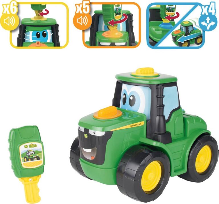 Tracteur interactif Tomy Johnny Key & Go
