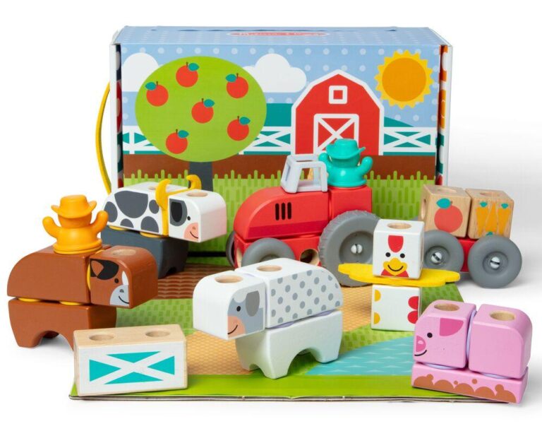 Blocs à emboîter Melissa & Doug Blockables La Ferme