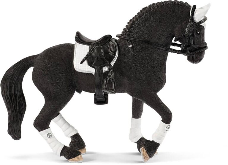Figurine cheval étalon Frison Schleich