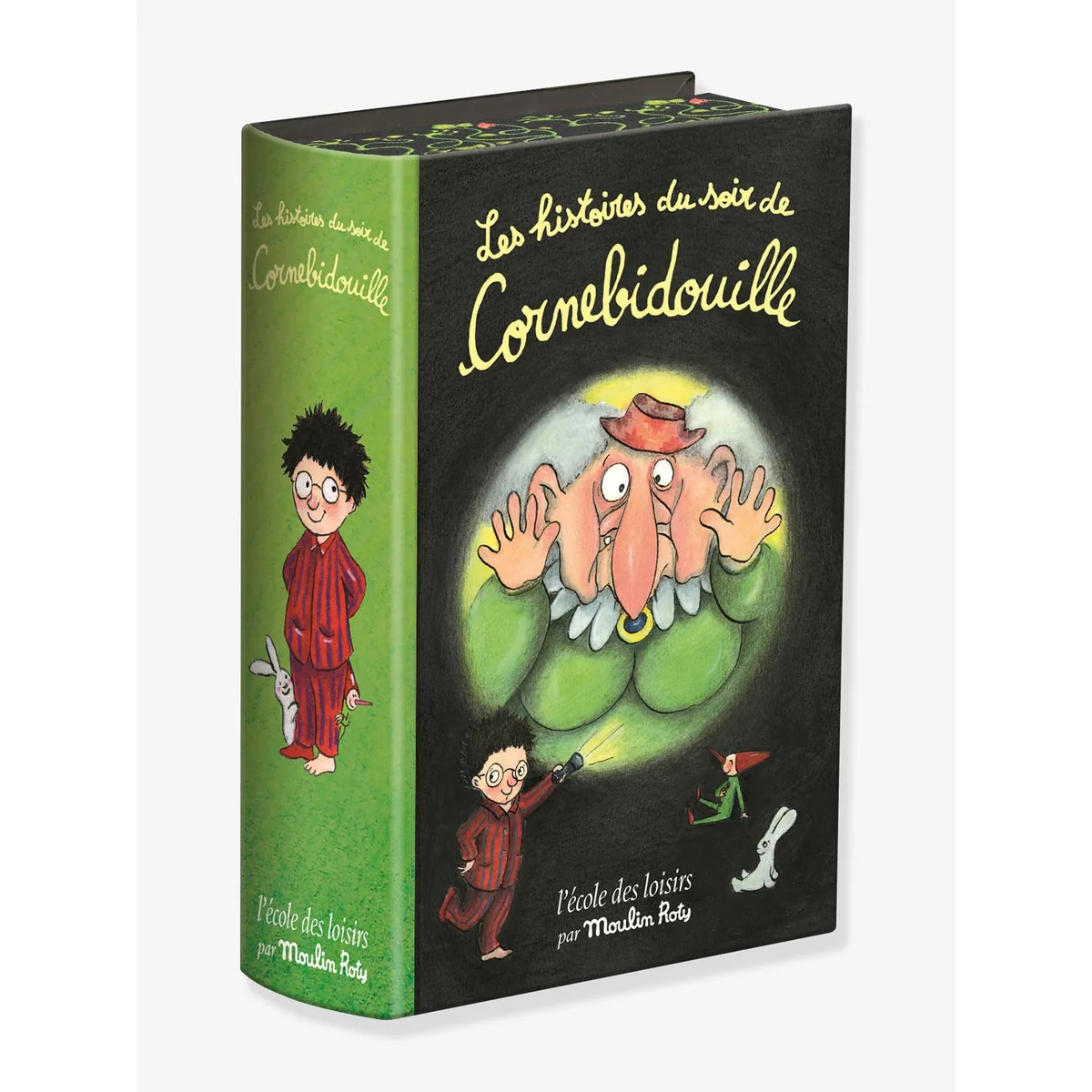 Coffret lampe à histoires Cornebidouille Moulin Roty pour enfant de 4 ans