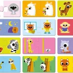 Puzzles Les Contraires Janod, 12 duos