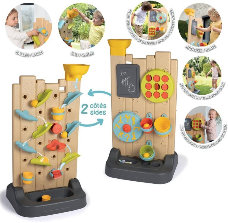 Mur d&rsquo;activités eau et balles Smoby Activity Wall