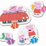 Puzzle Peppa Pig 3-6-9-12 pièces Clementoni
