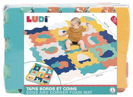 Bords et coins pour tapis de dalles Ludi