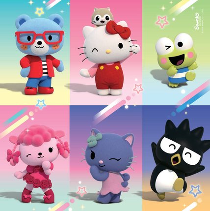 Puzzles 3 x 49 pièces Hello Kitty Ravensburger