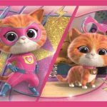 Puzzle 4 en 1 Super Kitties Clementoni