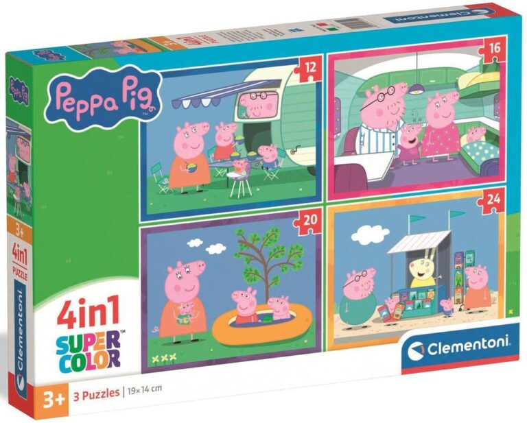 Puzzle 4 en 1 Peppa Pig Clementoni