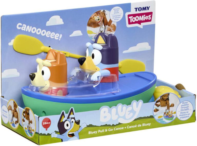 Canoë de Bain Bluey et Bingo Tomy Toomies