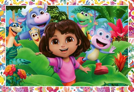 Puzzles 2 x 24 pièces Dora l'exploratrice Ravensburger