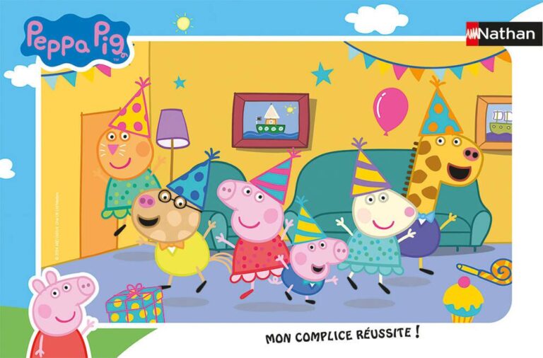 Puzzle Cadre 15 pièces Peppa Pig Nathan