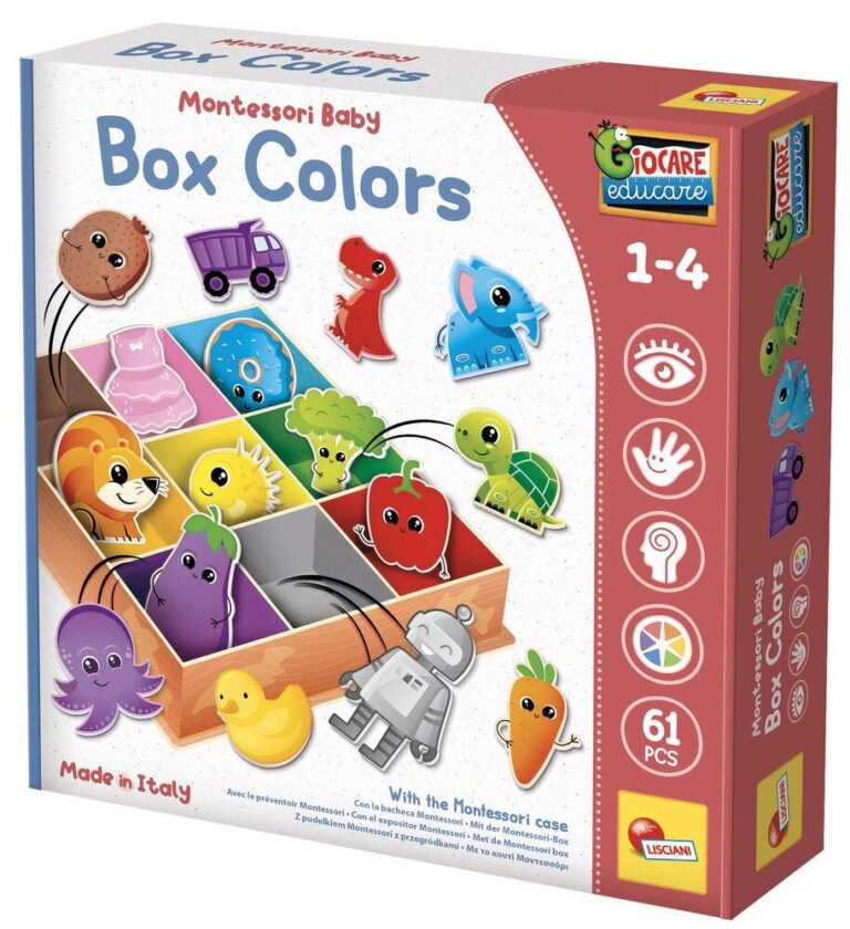 Boîte de tri des couleurs Montessori Baby Lisciani