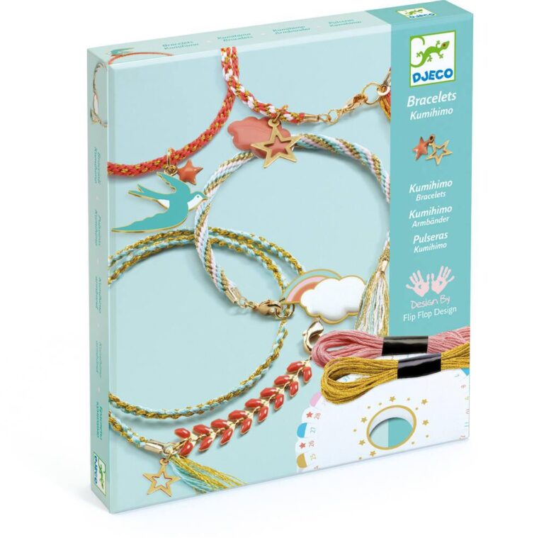 Coffret bracelet kumihimo Djeco Céleste