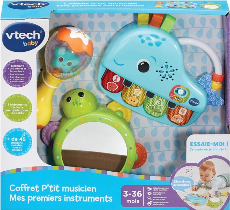 Coffret P&rsquo;tit Musicien VTech Mes Premiers Instruments