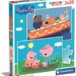 Puzzle 2 x 20 pièces Peppa Pig Clementoni