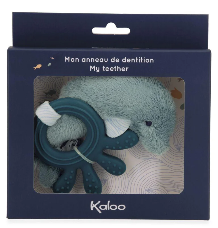 Anneau de Dentition à Doudou Kaloo (Dauphin, Poulpe)