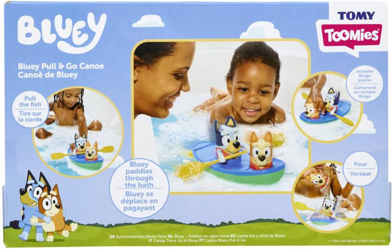 Canoë de Bain Bluey et Bingo Tomy Toomies