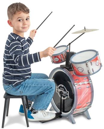 Batterie enfant Bontempi Rock Drummer 3 fûts