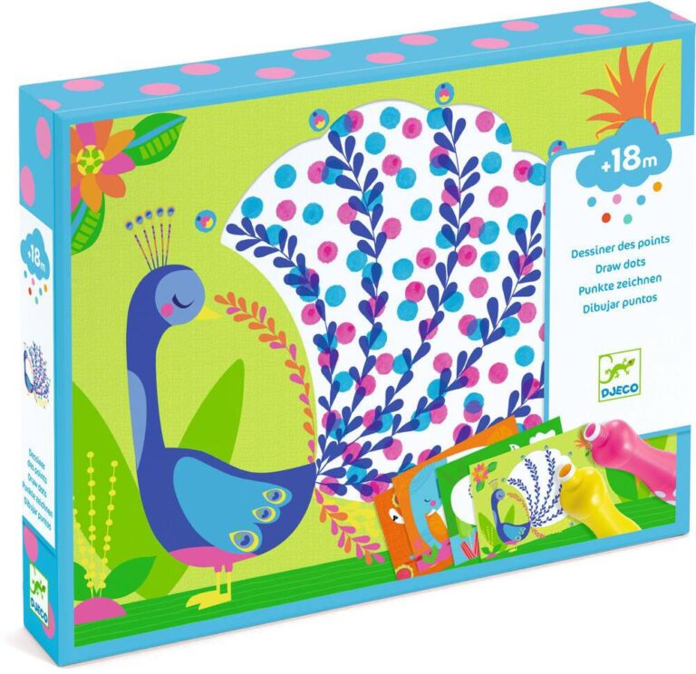 Coffret de coloriage Djeco Des Points C&rsquo;est Tout