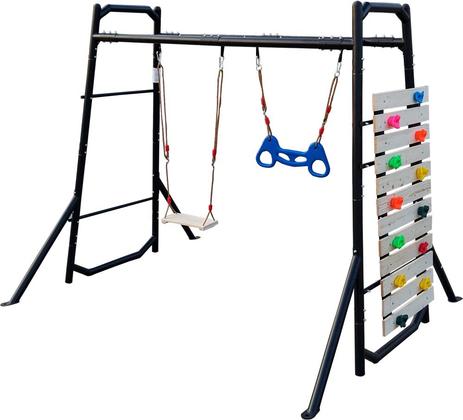 Portique avec mur d&rsquo;escalade Cap barre de singe