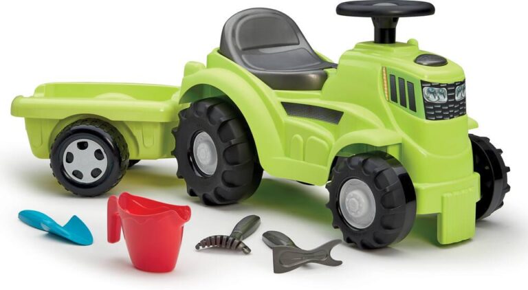 Porteur tracteur avec remorque Ecoiffier 85 cm