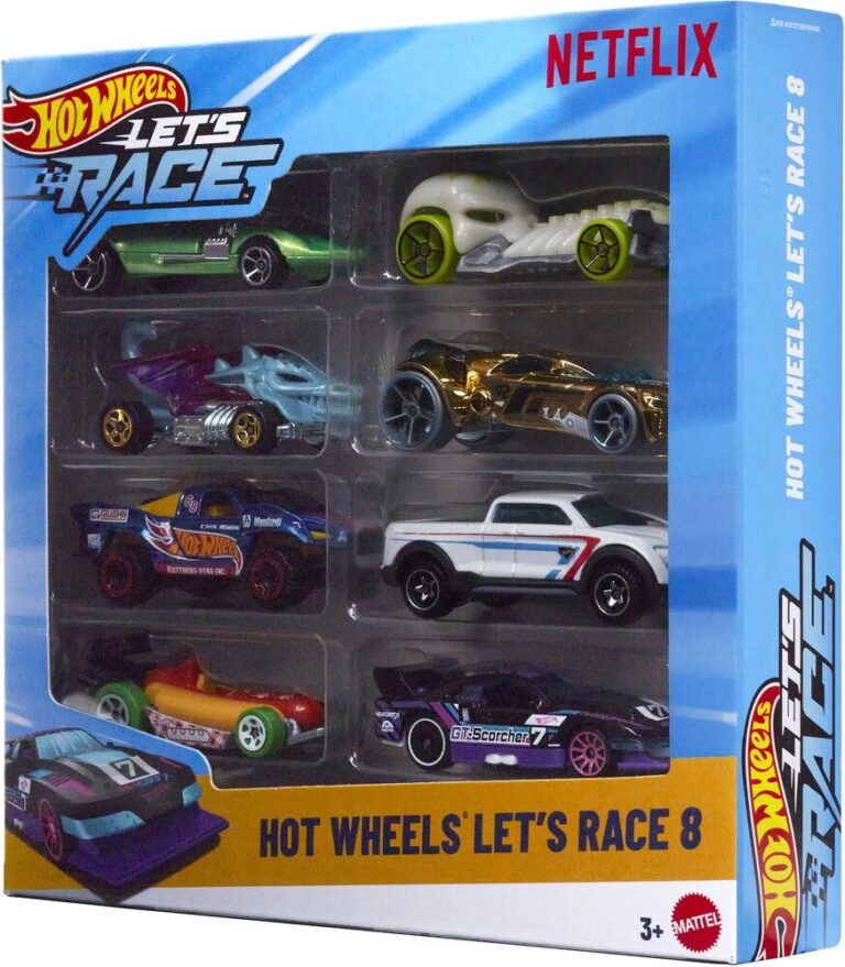 Coffret 8 petites voitures Hot Wheels Let&rsquo;s Race