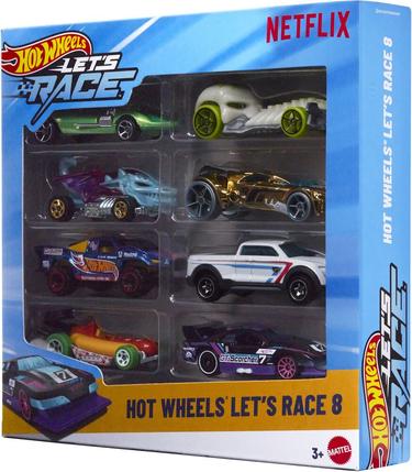 Coffret 8 petites voitures Hot Wheels Let&rsquo;s Race