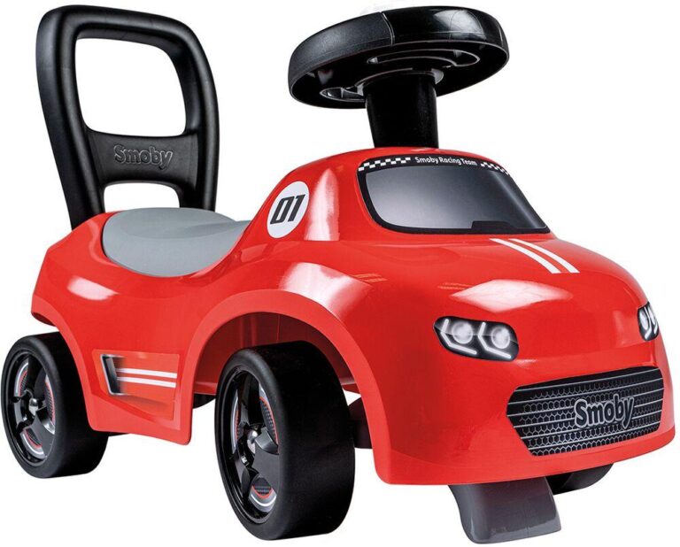Porteur Auto Smoby rouge