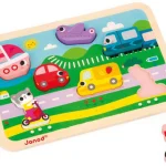 Chunky puzzle Véhicules Janod, 7 pièces