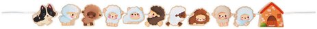 Perles moutons en bois Janod
