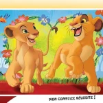 Puzzle Cadre 15 pièces Le Roi Lion Simba et Nala Nathan