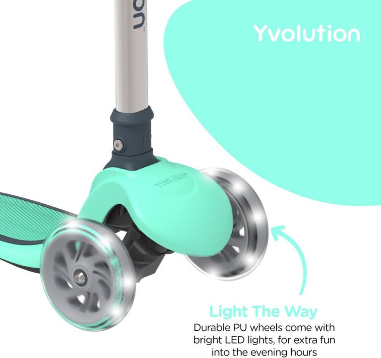 Trottinette 3 roues Yvolution Y Glider Air (Vert)