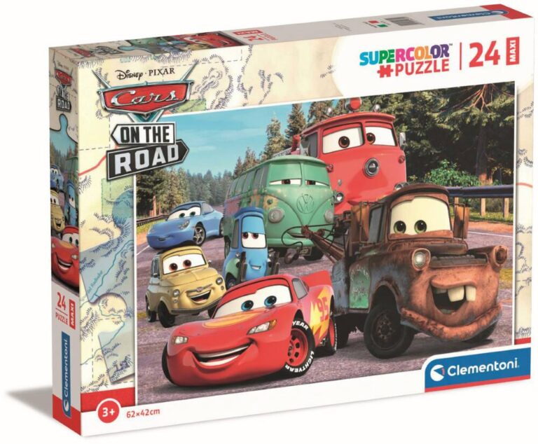 Puzzle Maxi 24 pièces Cars on the Road Clementoni