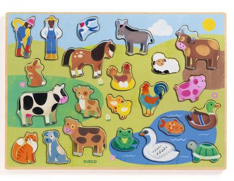 Puzzlo Campo Djeco, 22 pièces