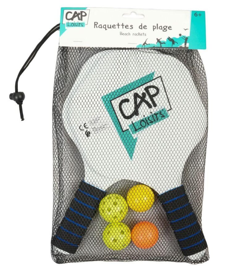 Raquettes de plage Cap en bois
