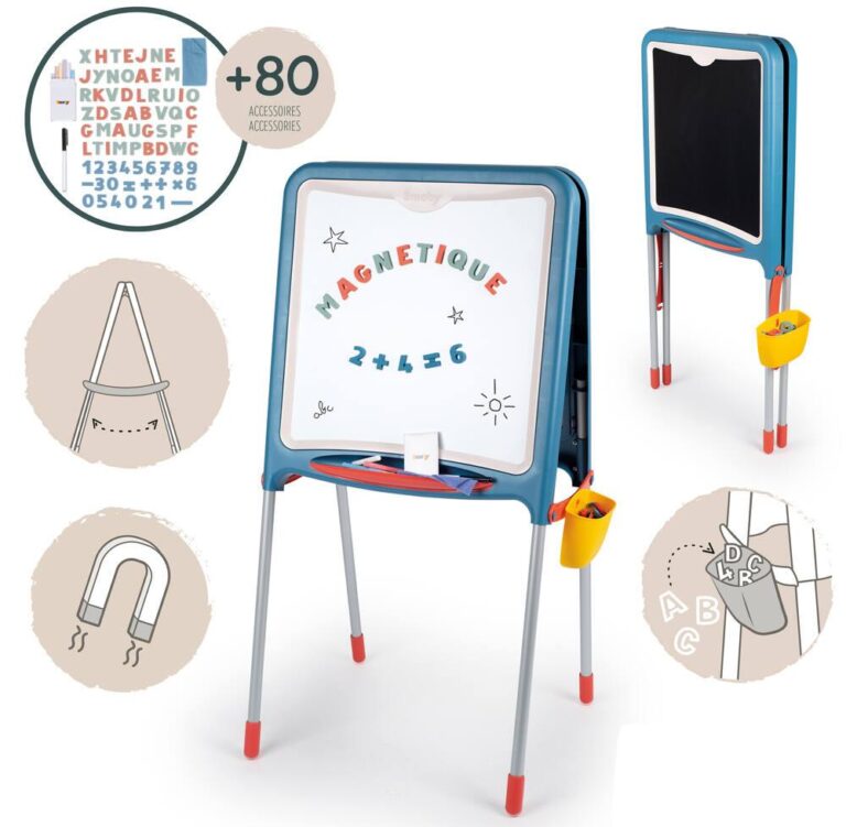 Tableau enfant double face sur pied Smoby