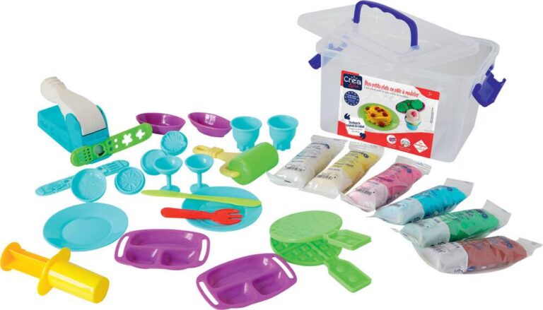 Mallette Mes petits plats en pâte à modeler Créa & Cie
