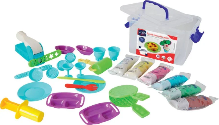 Mallette Mes petits plats en pâte à modeler Créa & Cie