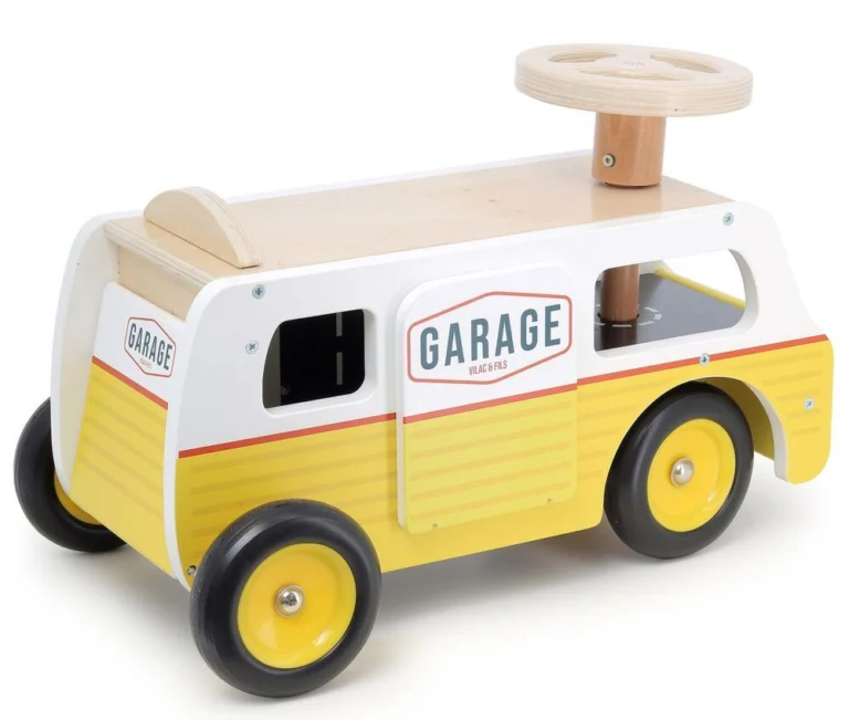Porteur van-garage en bois Vilac