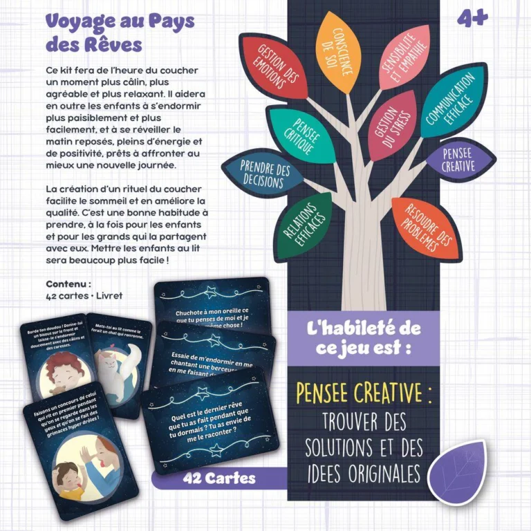 Jeu de cartes pour une bonne nuit Life Skills