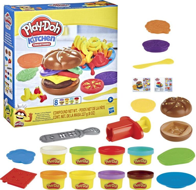 Play-Doh Kitchen Creations, coffret hamburgers et frites