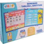 Calendrier semainier et gratitude Jade Montessori