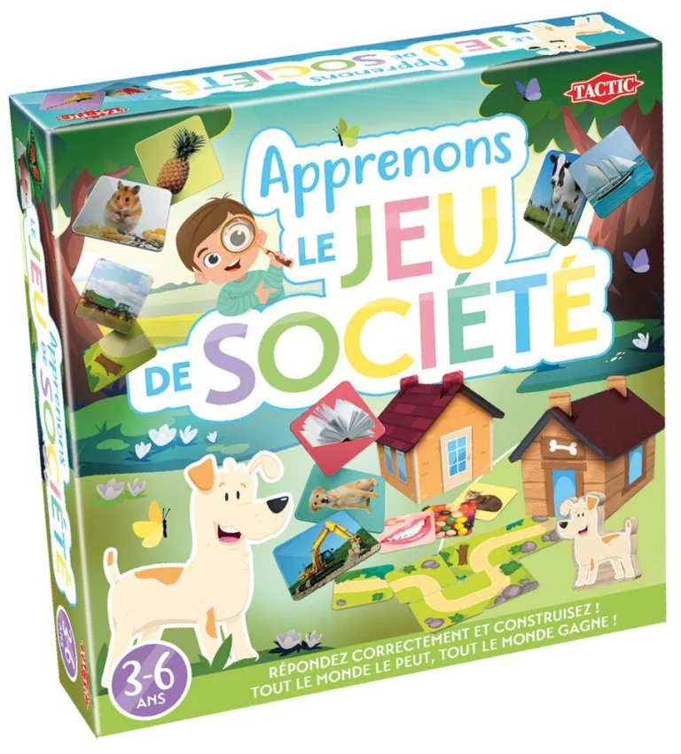 Apprenons, premier jeu de société Tactic